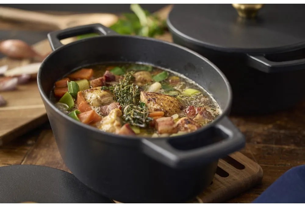 Liatinový hrniec s pokrievkou na indukciu 3,8 l – Holm