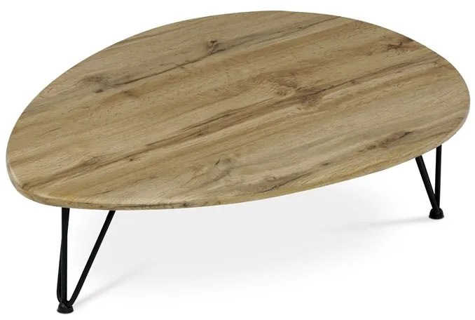 Autronic BONTEC Konferenčný stolík 94x69cm, mdf, divoký dub, AF-3013 OAK Farba: Biela