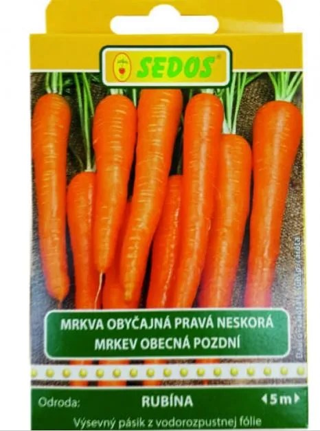 Sedos Výsevný pásik mrkva obyčajná neskorá, 5m