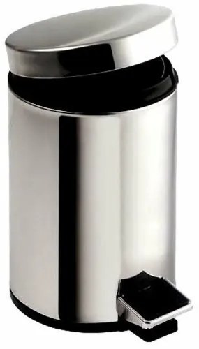 AQUALINE 27103 Simple line odpadkový kôš okrúhly 20 l, nehrdz. oceľ