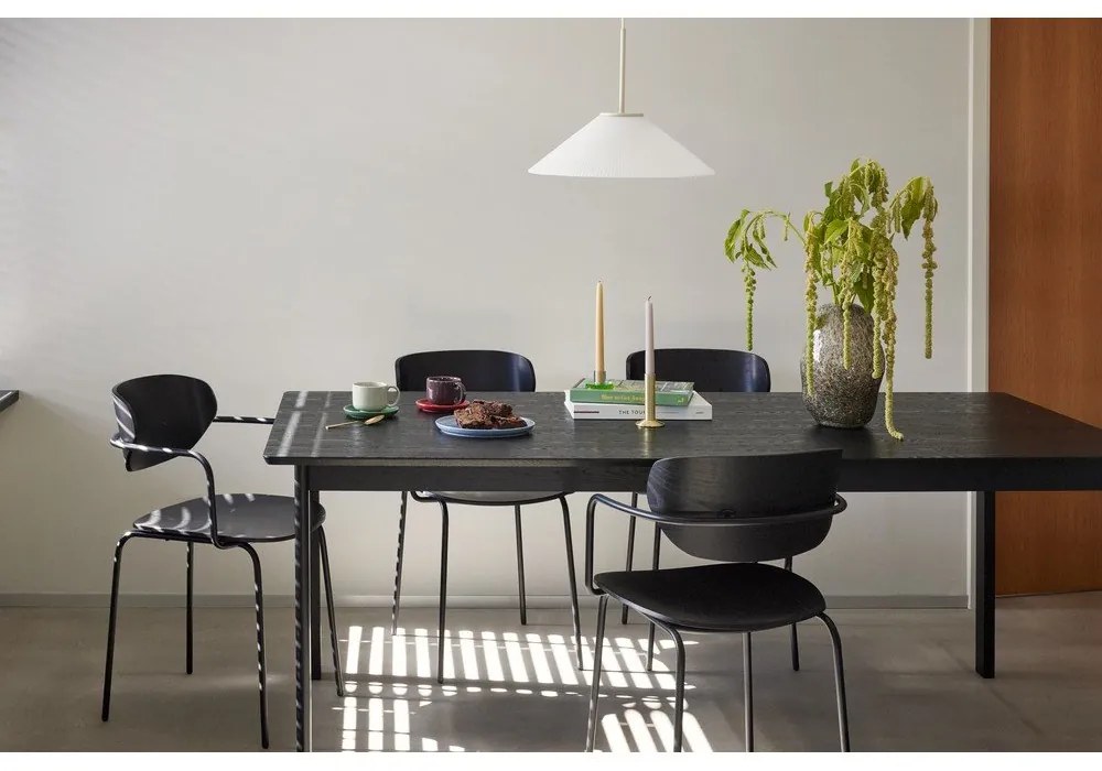 Čierny jedálenský stôl 95x195 cm Dapper – Hübsch