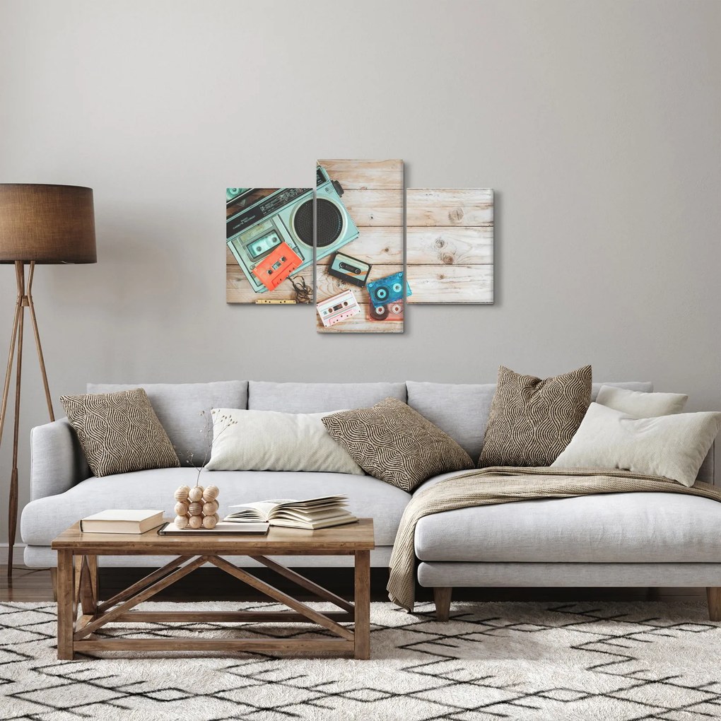 Obraz - Retro rádio (90x60 cm)