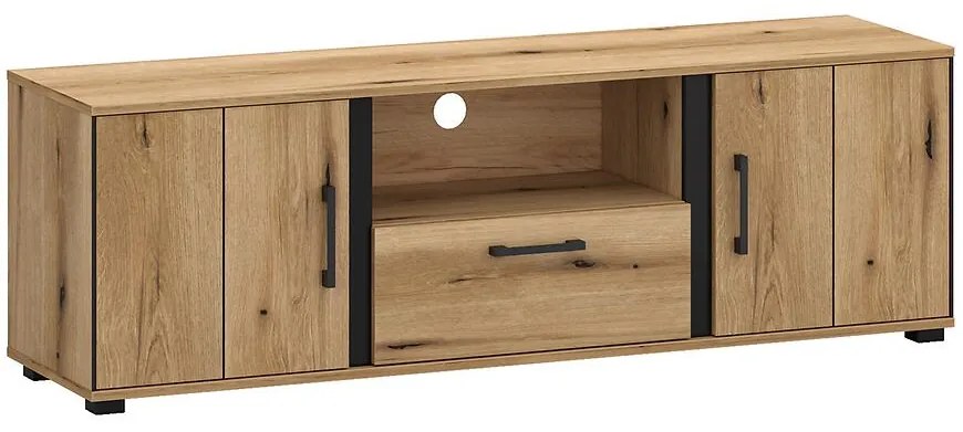 TV stolík Kendal B  2d1s Light + Black