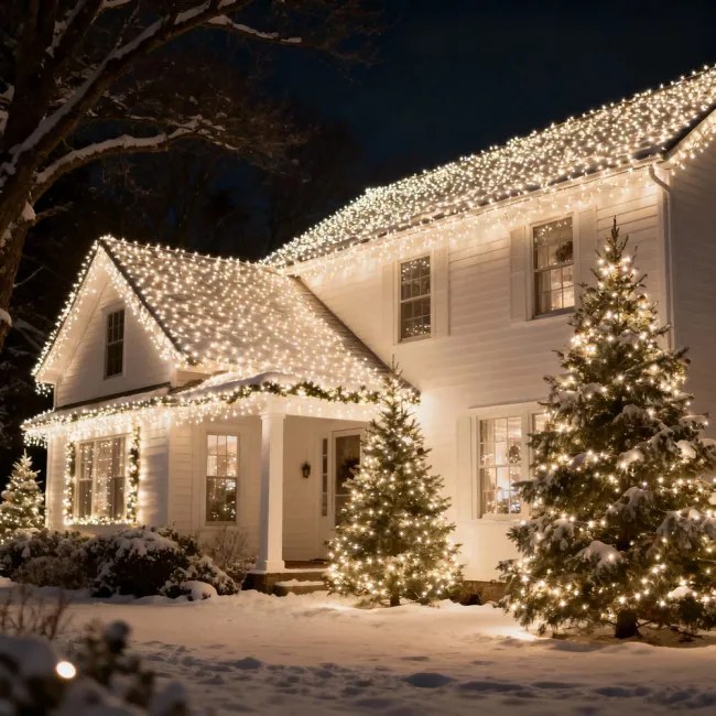 Dekoračné svetielka 320 LED biele