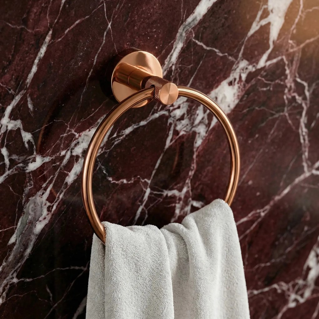 Držiak na uteráky - kruh REA MODERN RING 6610 meď