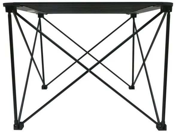 Skladací kempingový stôl 70x70cm antracit