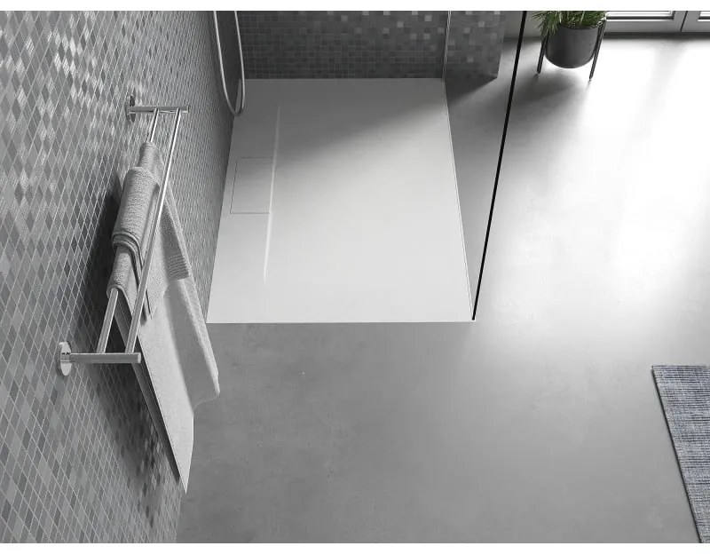 Mexen Egon, SMC obdĺžniková sprchová vanička 140 x 90 cm, biela, 4R109014