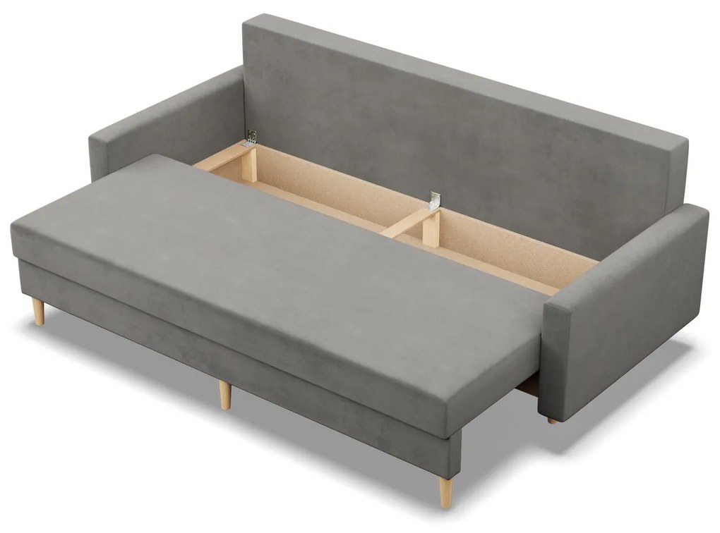 Veľká rozkladacia pohovka ETNA Sivá I