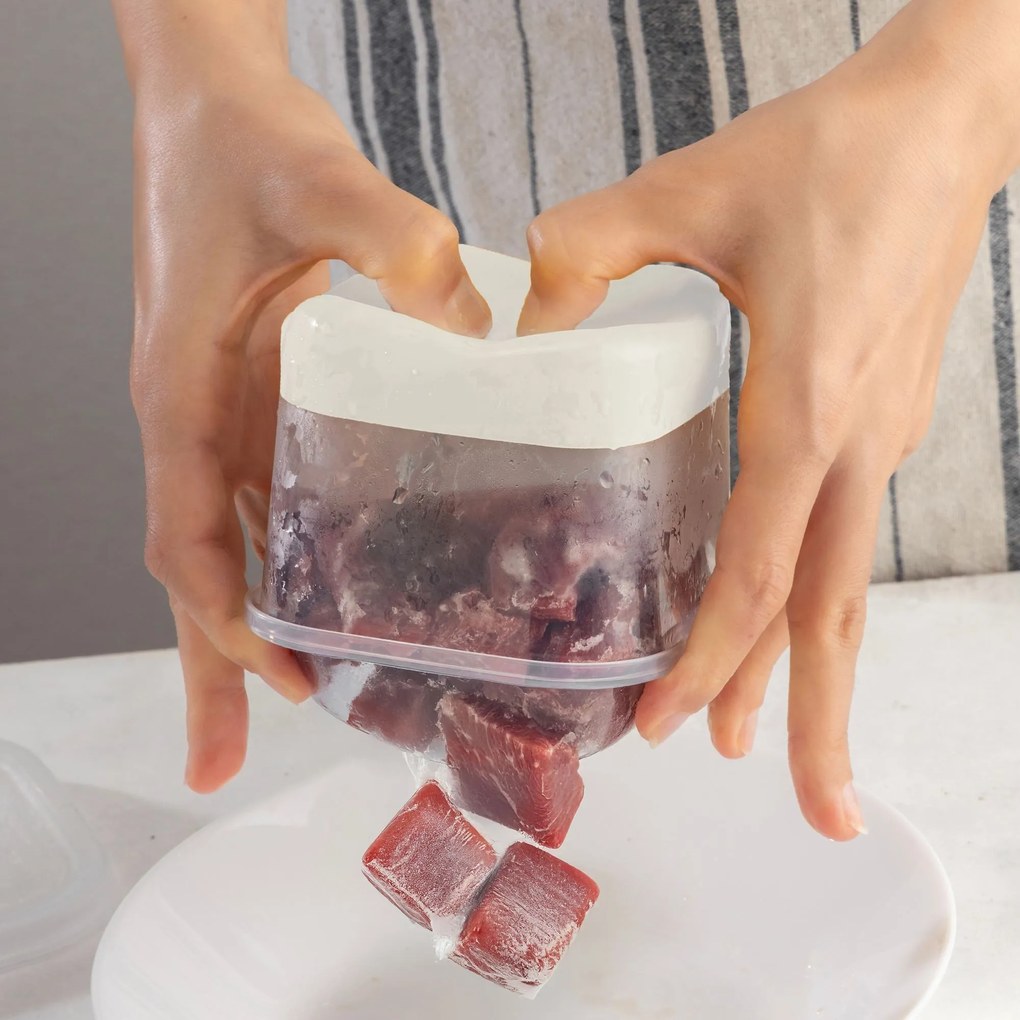 Sada 14 ks potravinových boxů ALLIE šedá