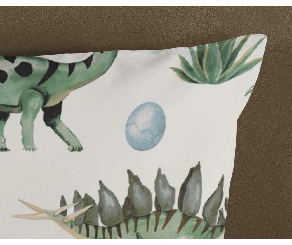 Zelené/béžové bavlnené detské obliečky na jednolôžko 140x200 cm Gabi – Good Morning