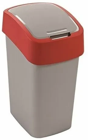 Curver Odpadkový kôš FLIP BIN 10 l, červená, 10 l