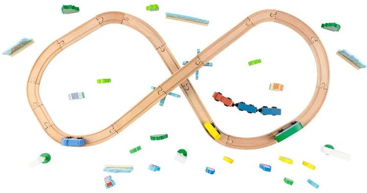 Drevená železnica „Prasiatko Peppa“  (100395689)