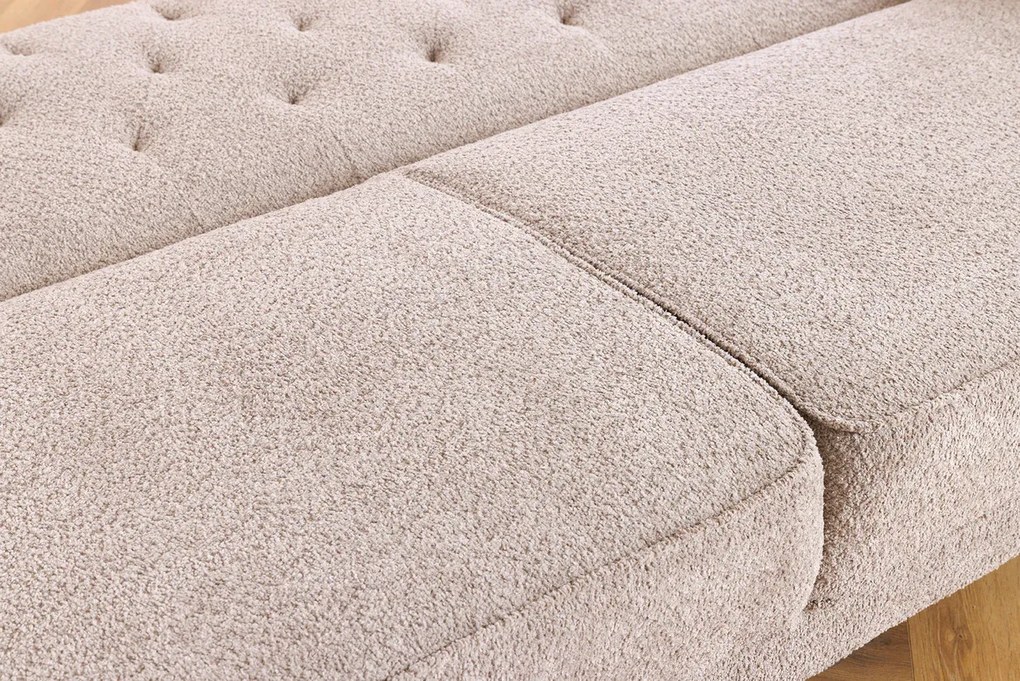Rozkladacia pohovka MAISON BELLE 220 cm bouclé greige