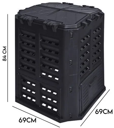 Bestent Kompostér 360l pp Black Nature
