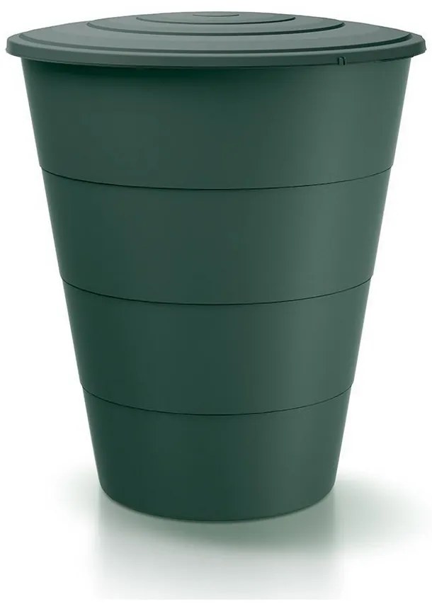 Sud na dažďovú vodu, 210 l, tmavo zelená