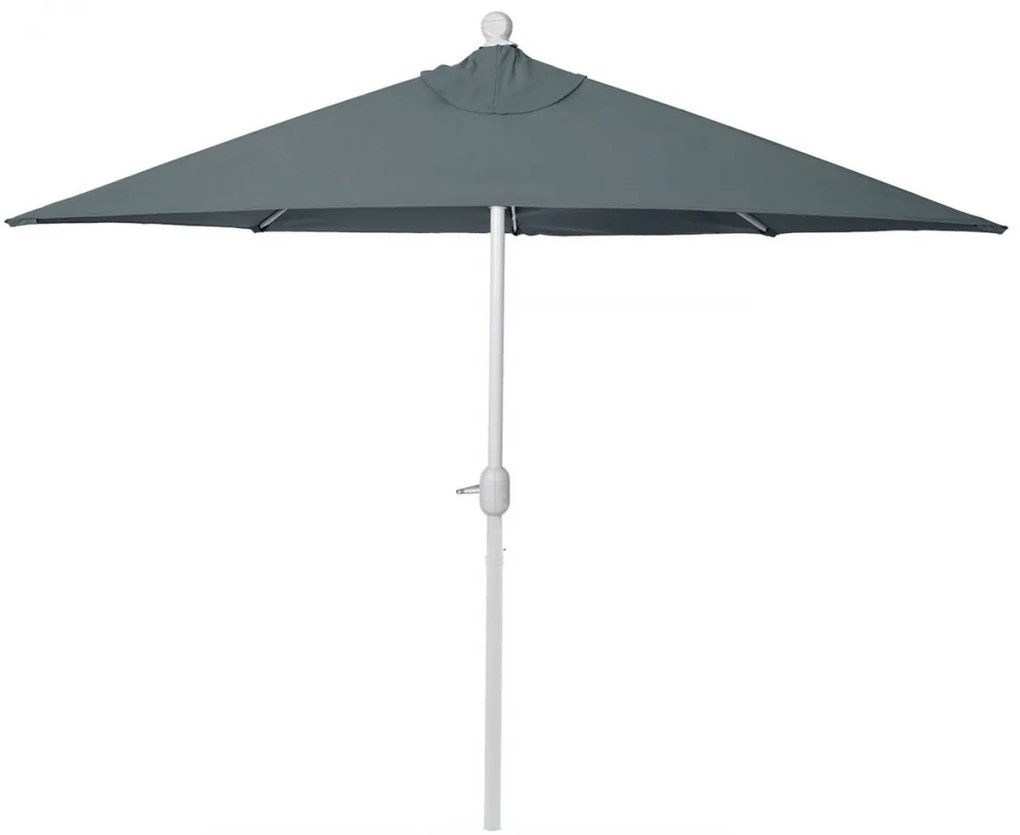 Slnečník polkruh Parla - polyester/hliník - 270cm antracit bez podstavca