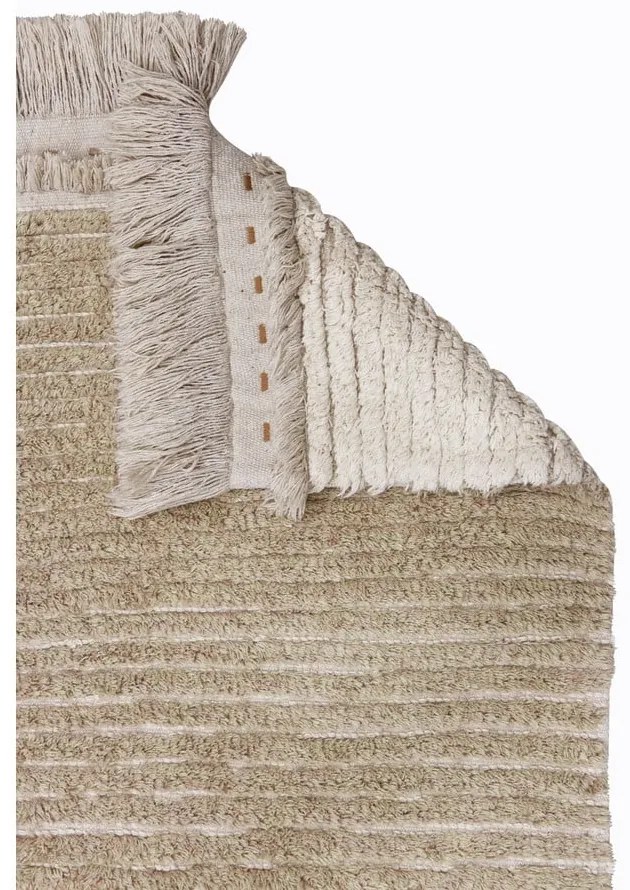 Béžový bavlnený koberec 170x240 cm Duetto Sage – Lorena Canals