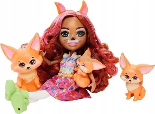Bábika MATTEL ENCHANTIMALS s líškou Fennec Fox HNT60