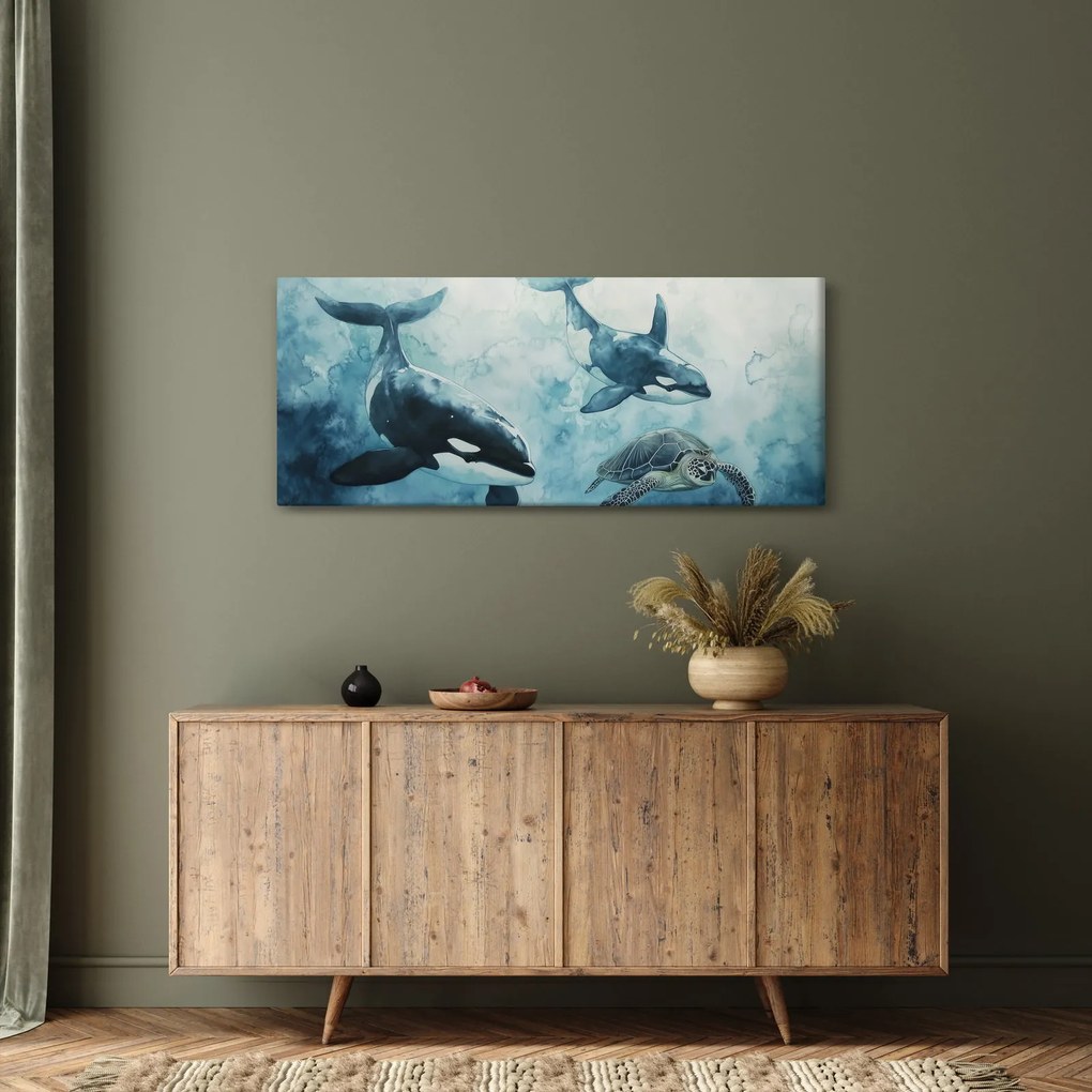 Obraz - Podmorská maľba (120x50 cm)