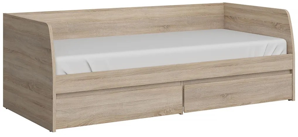 Jednolôžková posteľ 90 cm Noella (dub sonoma) (s roštom). Vlastná spoľahlivá doprava až k Vám domov. 1053146