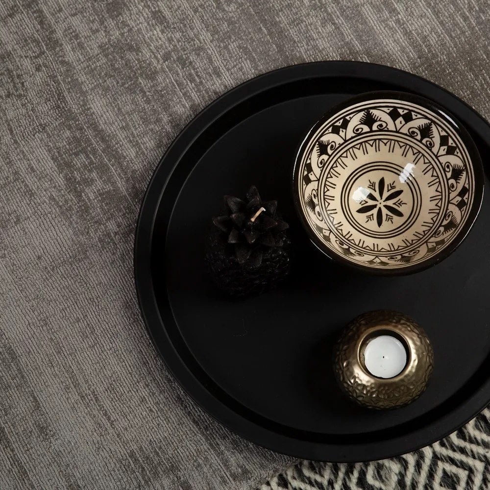 POŠKODENÝ Ručne tkaný kusový koberec Maori 220 Silver, 80x150, šedá, chodba / predsieň, Obsession