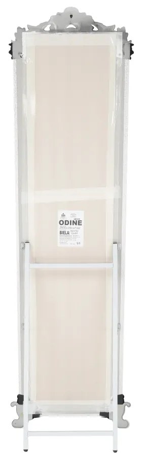 Stojace zrkadlo Odine - biela / strieborná