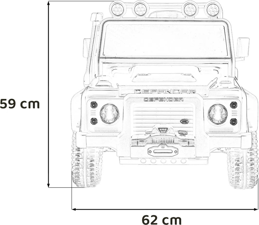 Ramiz Vozidlo Land Rover Defender 110 SVX Concept biele