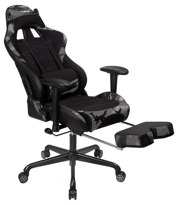 SONGMICS Herná stolička s opierkou na nohy RCG52GYV1