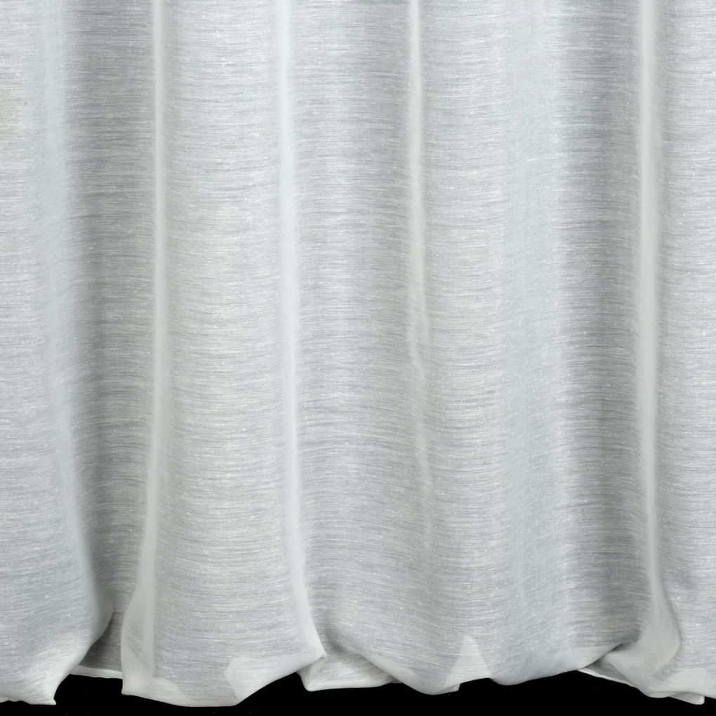 ZÁCLONA NA KRÚŽKOCH GRACE 140X250 CM BIELA