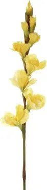 Umelý kveti Gladiola 85 cm, žltá%