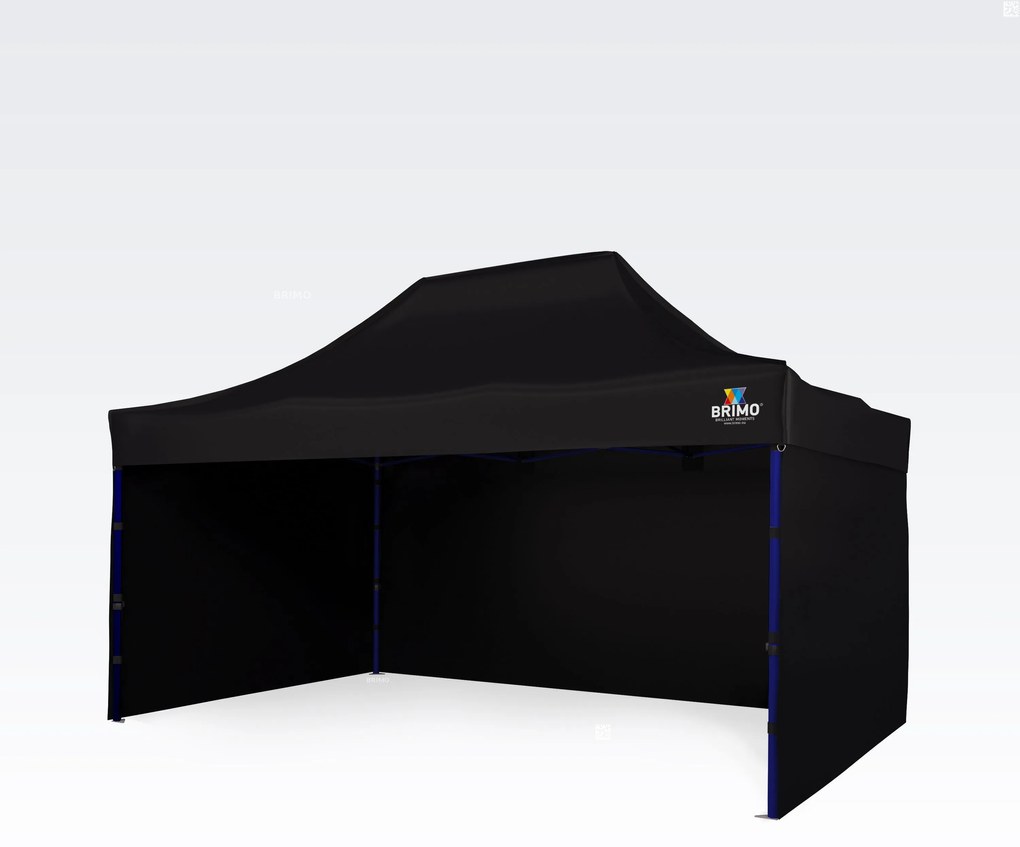 BRIMO Párty Stánky 3x4,5 m s 3 Stenami | Rýchle Rozloženie, 12.5 m² - s 3 stenami - Čierna 23