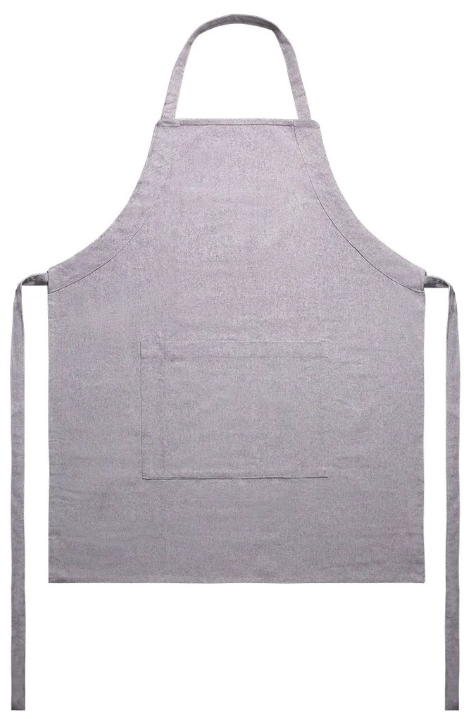 Svetlosivá bavlnená zástera 70 x 85 cm – Basic Ambiente - 596418