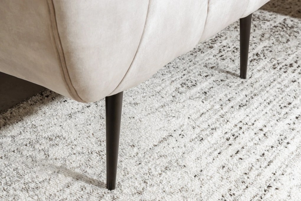 Kreslo Ablesse champagne black