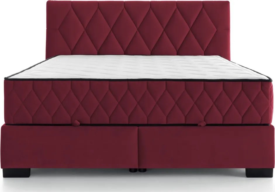 Posteľ Reve 180x200 cm, červená látka