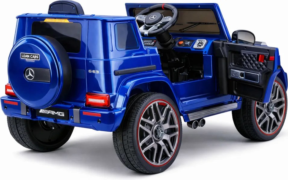 LEAN CARS Elektrické autíčko Mercedes AMG G 63 modré lakované