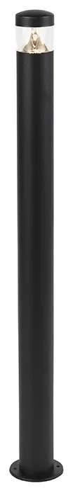 Moderná vonkajšia lampa čierna 100 cm IP44 vrátane LED - Roxy