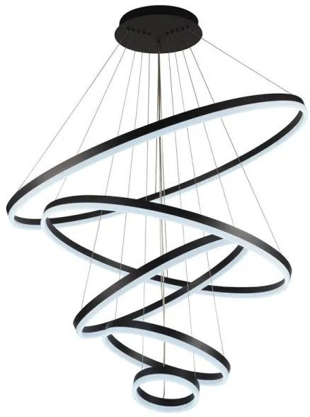 LED Stmievateľný luster na lanku LED/210W/230V 3000-6500K + diaľkové ovládanie