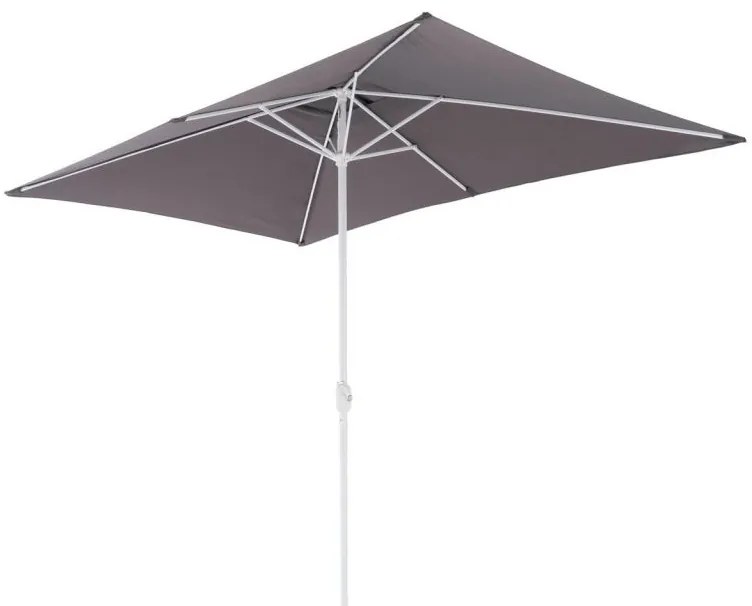 Garthen 71760 Slnečník s kľučkou obdĺžnikový - antracit 2x3 m