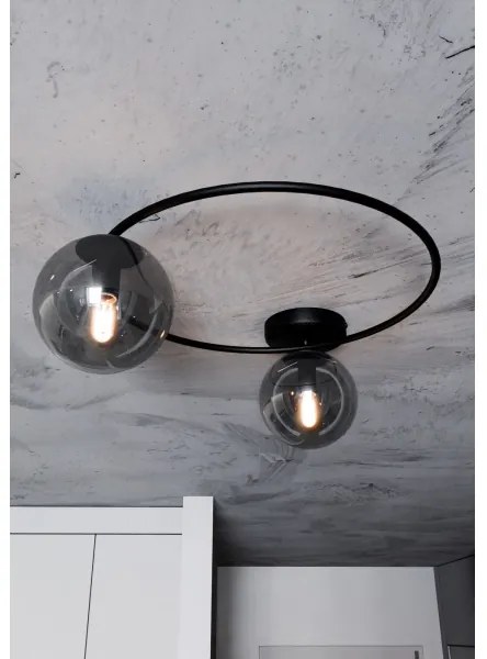 Stropné svietidlo SOPRA 2xE14/10W/230V čierna