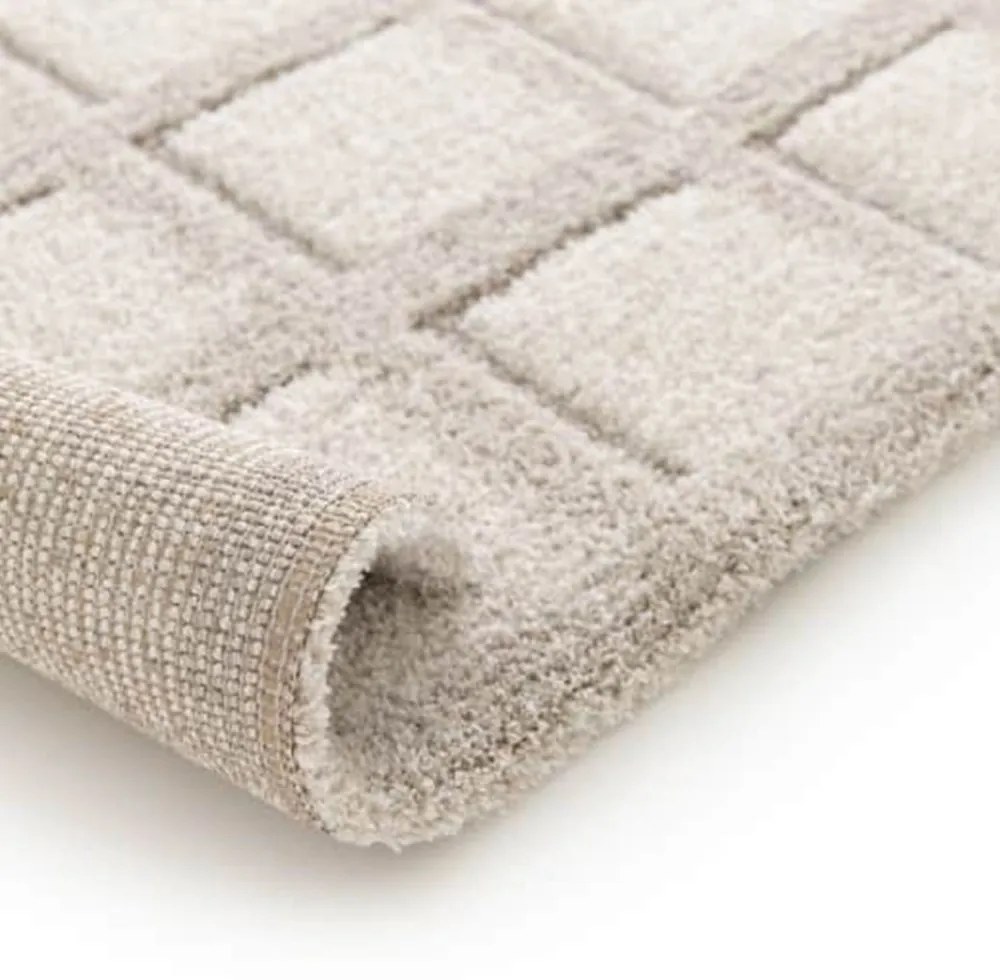 Koberec Serenity v béžovej farbe s geometrickým vzorom Šírka: 120 cm | Dĺžka: 170 cm