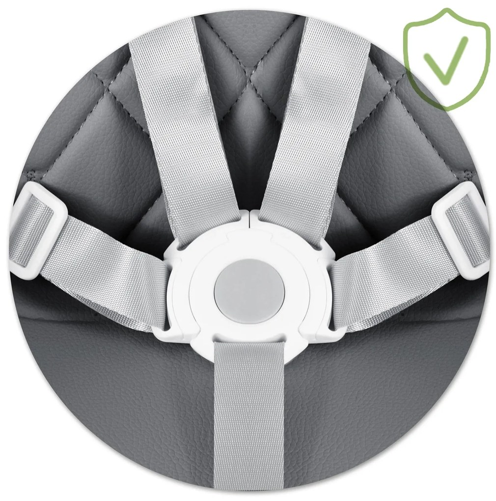 Stolička na kŕmenie Nukido Lilo 700700, šedá