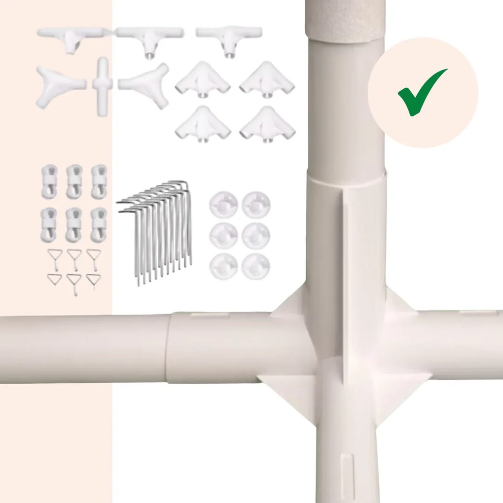 Párty stan NEAPOL, 3x6m, biela Jurhan