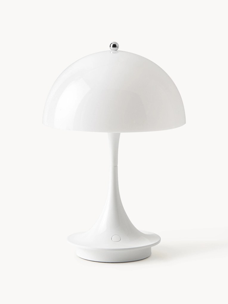 Prenosná stmievateľná stolová LED-lampa Panthella, dizajn Verner Panton