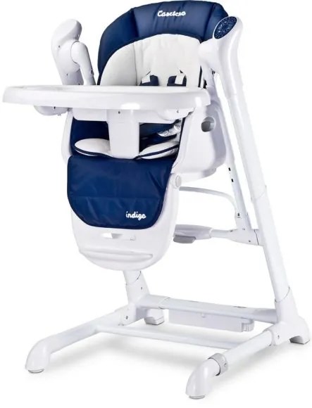CARETERO Detská jedálenská stolička 2v1 Caretero Indigo navy