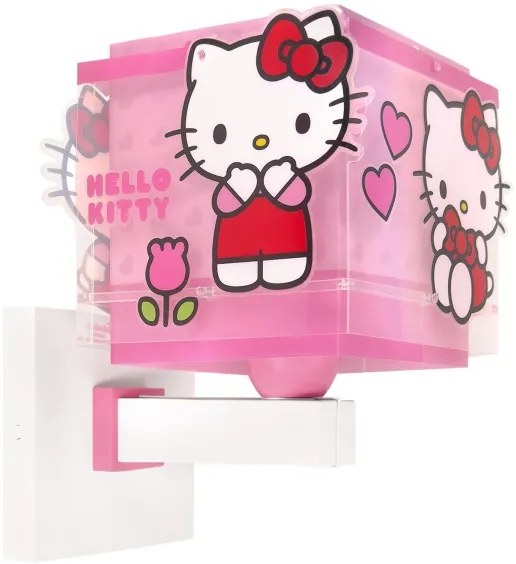 Dalber 73269 - Detské nástenné svietidlo HELLO KITTY 1xE27/15W/230V ružové