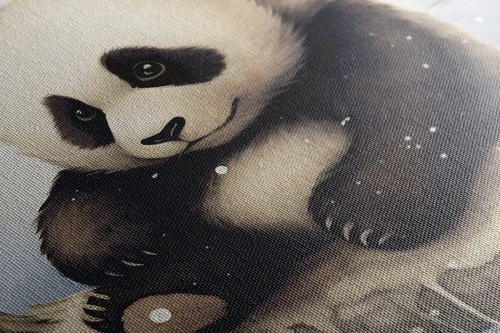 Obraz zasnená panda - 60x90