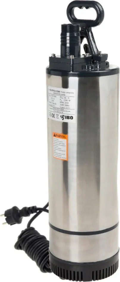 Ponorná Pumpa Ibo H-swq 2200 W 10200 l/h