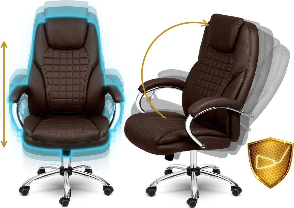 Kancelárska stolička Sofotel Batory 240802 - gaštanová