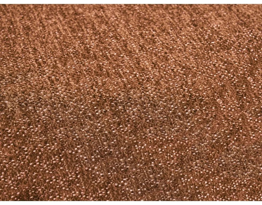 Terakotová ženilková rozkladacia/s úložným priestorom rohová pohovka (pravý roh/s leňoškou) Everest – Bobochic Paris