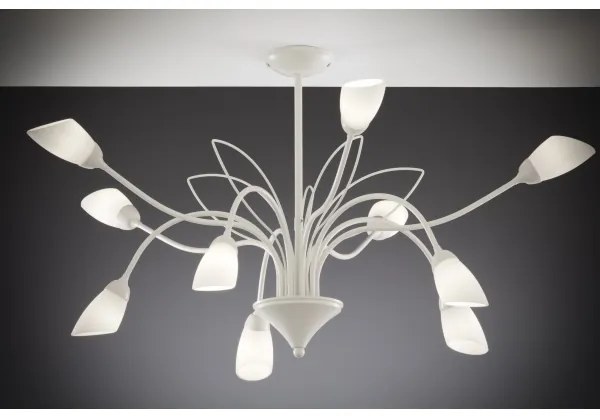 Jupiter 2061 - Luster na tyči GLORIOSA 10xG9/14W/230V krémová